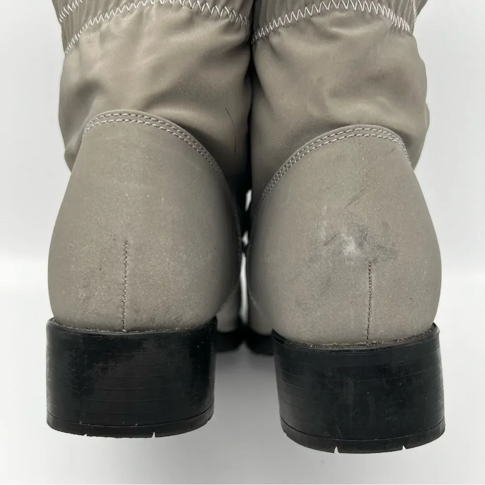 Trotters Brady Gray Weather Resistant Faux Fur Winter Boots Women’s 10